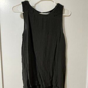 ASTR Silk Dark Green Open Back Top